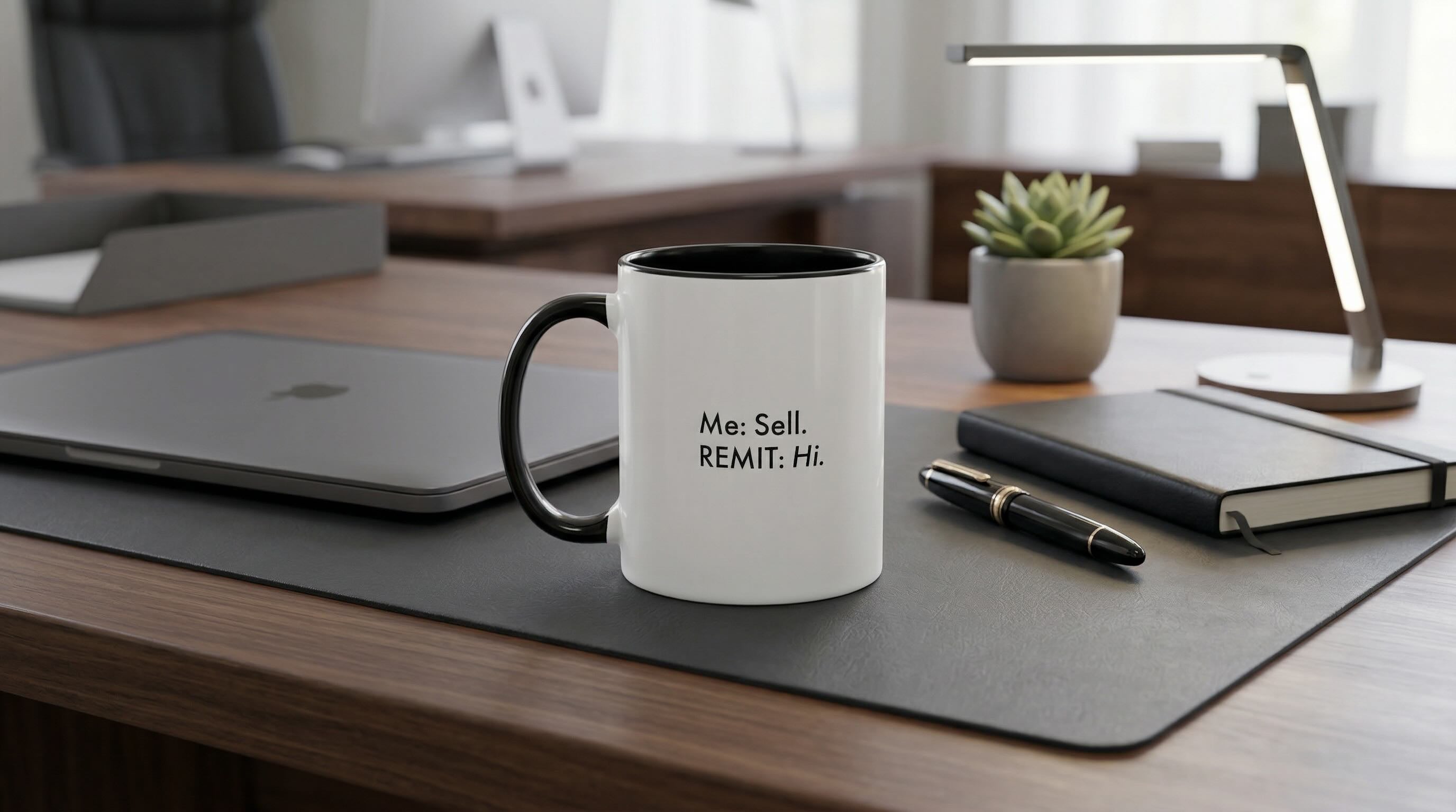 Sell vs REMIT Mug